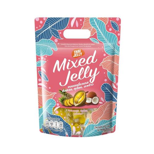 TJL MIXED JELLY 混合果冻（2种）410克（菠萝、榴莲、椰子）
