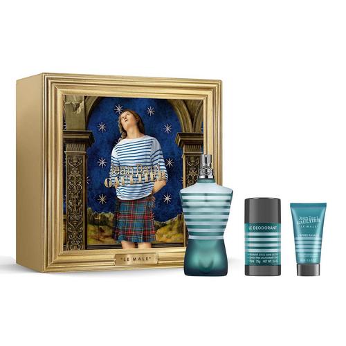 JEAN PAUL GAULTIER Set Le Male Eau de Toilette 125 ml + Soothing
Aftershave Balm 50 ml + Alcohol Free Deodorant Stick 75 g