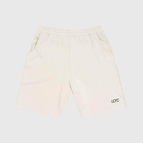 Leicester City Football Club Simple Direction 2 Sweatpants Shorts Cream-S