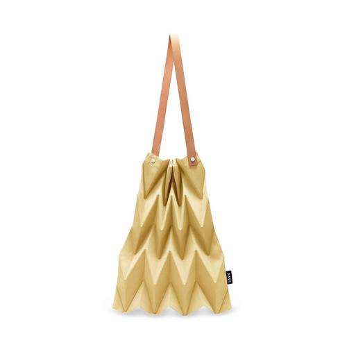 PAVI STUDIO W-Pleat 托特包 - 柠檬黄