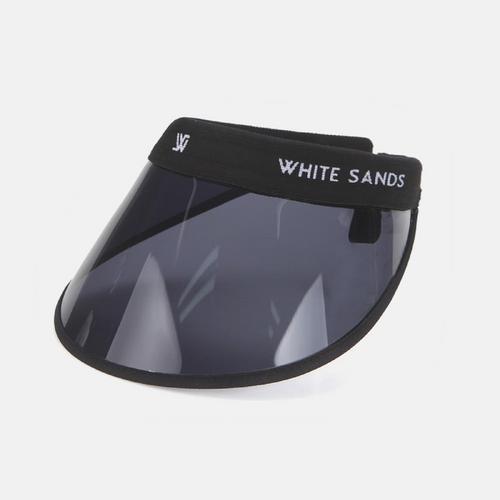 WHITE SANDS Sun Cap UV Protection Wide Camella - Black