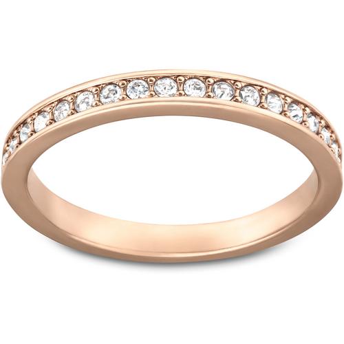 SWAROVSKI Rare Ring, White, Rose Gold Plating-Size 55