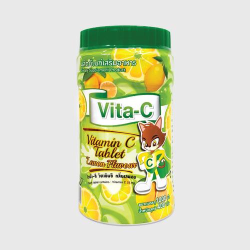 Vita - C lemon flavor (维生素C保健食品，柠檬味，一片维C含量为25毫克) 400 g.