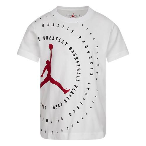 Jordan Logo Ring T-Shirt WHITE SIZE 4..