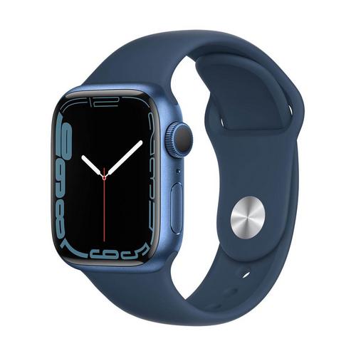 APPLE Watch Series 7 (GPS) Blue Aluminum Case With Abyss Blue Sport Band (41mm.)