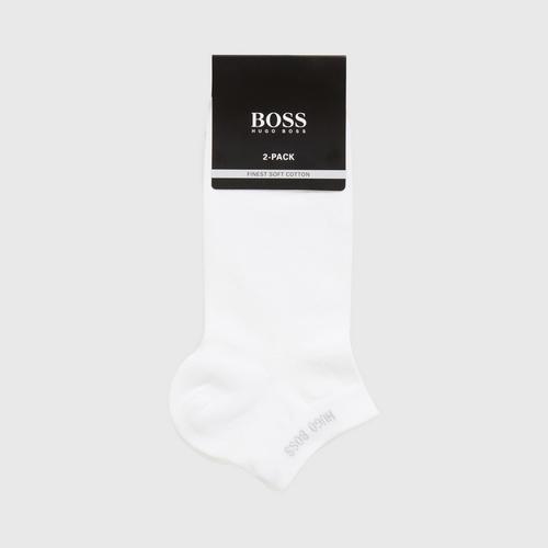 Hugo Boss Two-pack of ankle socks in a cotton blend (White)