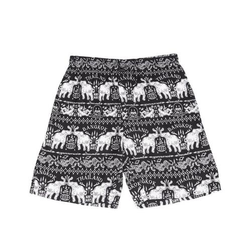 Mahanakhon Elepants Printed Shorts Black - M