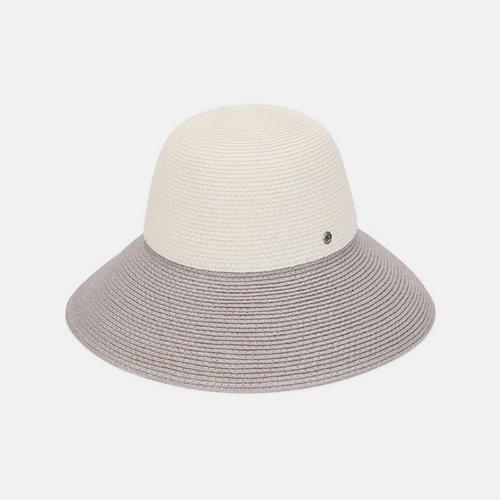 WHITE SANDS New+Easy Paper Material Roll Up Circle Logo Hat - Gray