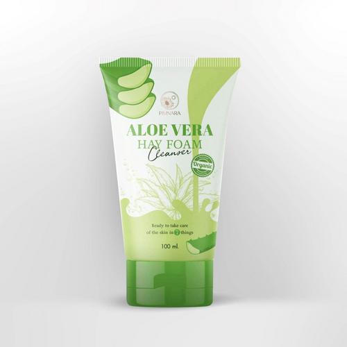 PIMNARA ALOE VERA HAY FOAM CLEANSER 100ML.