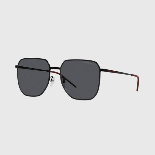 阿玛尼 EMPORIO ARMANI (太陽眼鏡) Metal Matte Black Dark Grey 60