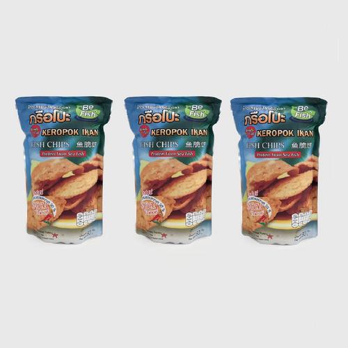 BE FISH OTOP Fish Chips - Spicy (3x80 g)