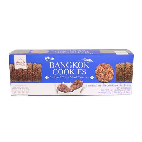 Bangkok cookies曼谷小厨轻甜牛奶巧克力米饼100g