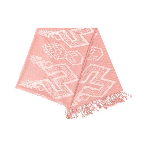 908 手工织布那伽图案-浅粉红色 70x200cm