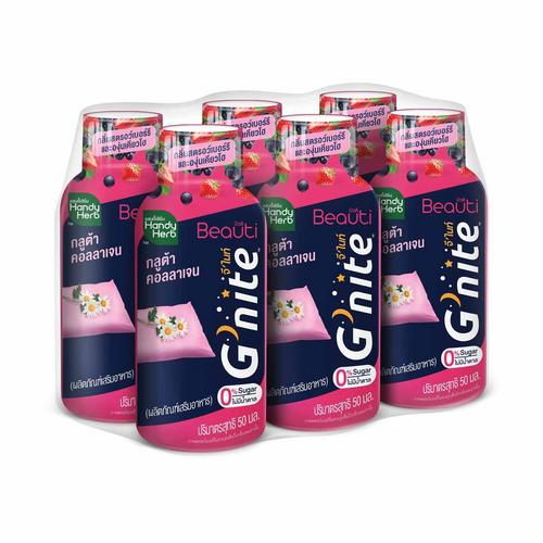 HandyHerb 晚安胶原蛋白饮 50毫升×6瓶