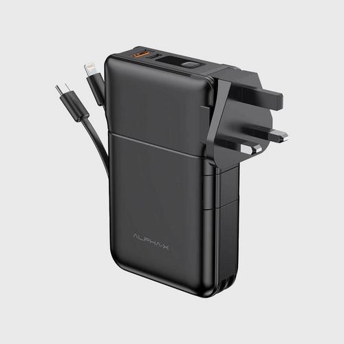 ALPHA-X ALPC-20PD-INT portable backup battery and adapter 20000mAh (QC
3.0) PD20W fast charging power bank