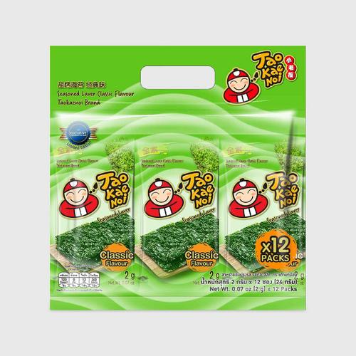 TaoKaeNoi原味海苔小袋分享装2g*12