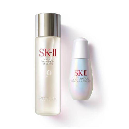 SK-II 护肤精华露（神仙水）与光蕴无限精华套装