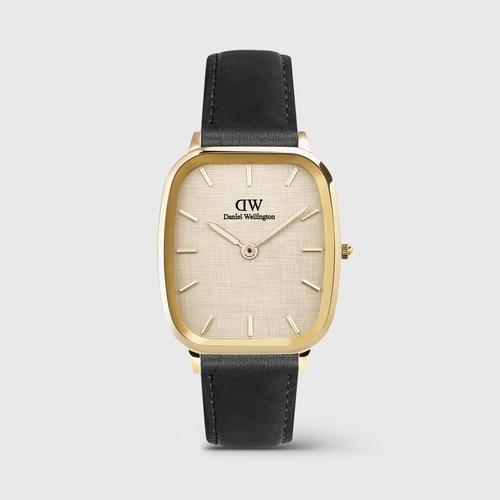 Daniel Wellington Marlon 32x36.30 永恒金谢菲尔德亚麻表带金色