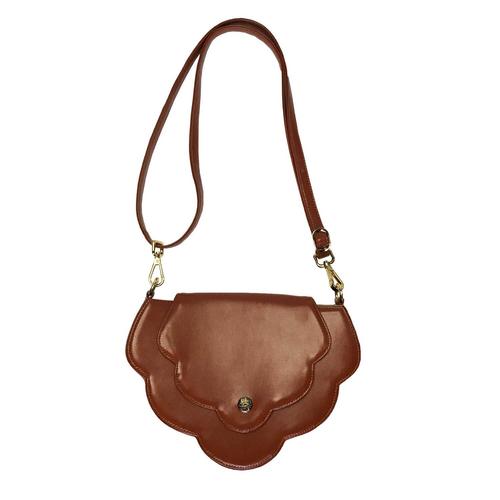 PAPAPETCH.H Daisy for you - Caramel brown (Blue Fabric)