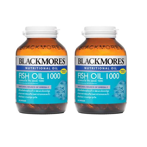 BLACKMORES Fish Oil 1000 (2x80 Capsules)
