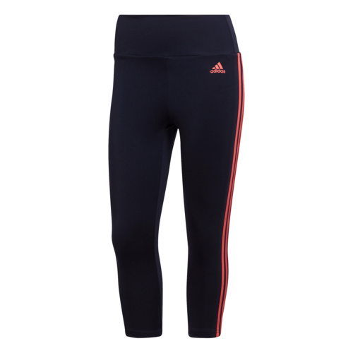 ADIDAS Designed To Move High-Rise 3-Stripes 3/4 Sport Tights - LegendInk XS