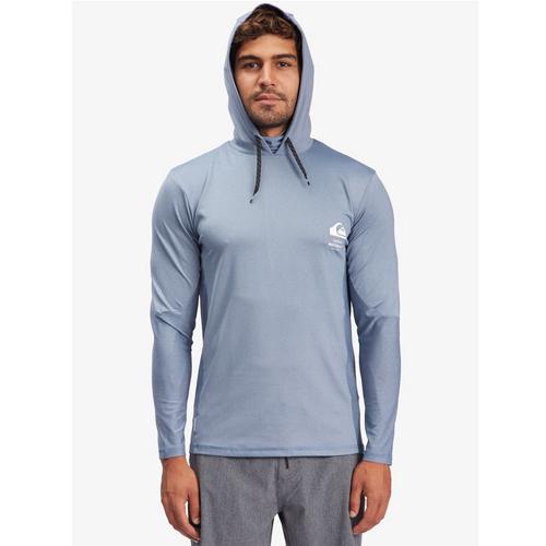 QUIKSILVER Waterman Angler Hooded Long Sleeve UPF 50 Surf T-Shirt
-Ensign Blue Size S