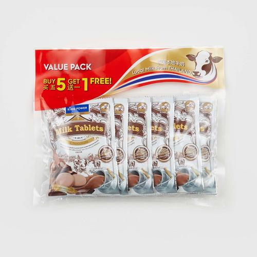 KING POWER SELECTION Milk Tablet Chocolate Flavour 25g.