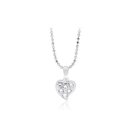 12VICTORY Sparkling Heart Necklace