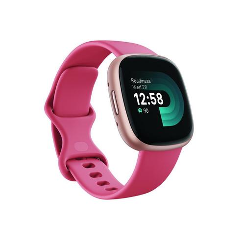 (Pre Order) Fitbit Versa 4,Pink Sand / Copper Rose + Get Free Sport Band
