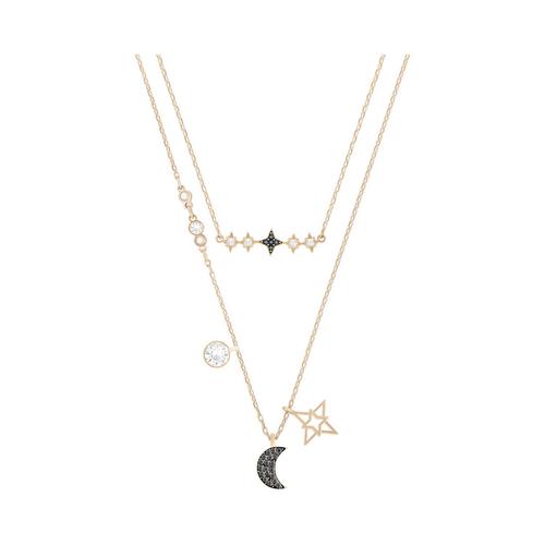施华洛世奇 SWAROVSKI SYMBOLIC MOON 项链套装, 彩色设计, 多种金属润饰
