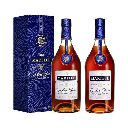 马爹利蓝带双支套装2*1L