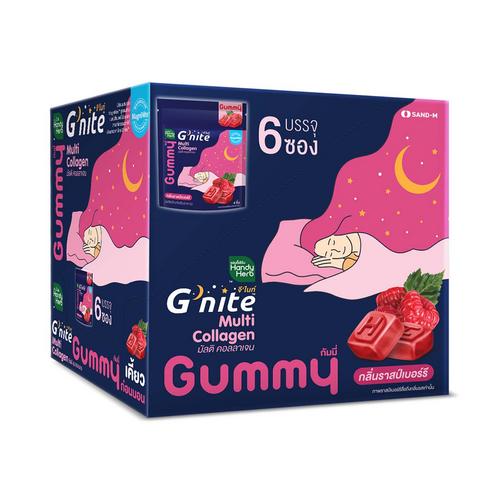 HandyHerb G’nite 多重胶原蛋白助眠软糖 24g（1x6）