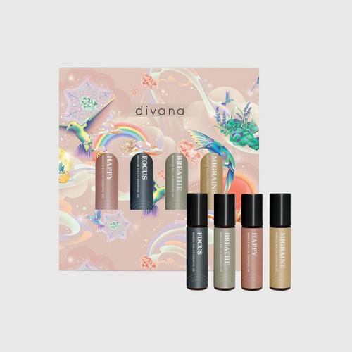 DIVANA Pomme Chan Set Massage Oil Set - 50 ml x 4 pcs.