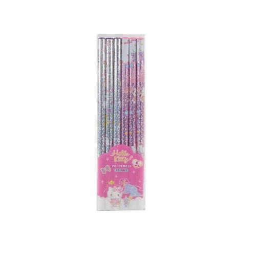 HELLO KITTY Glitter Pencil (6 Pieces/Pack)
