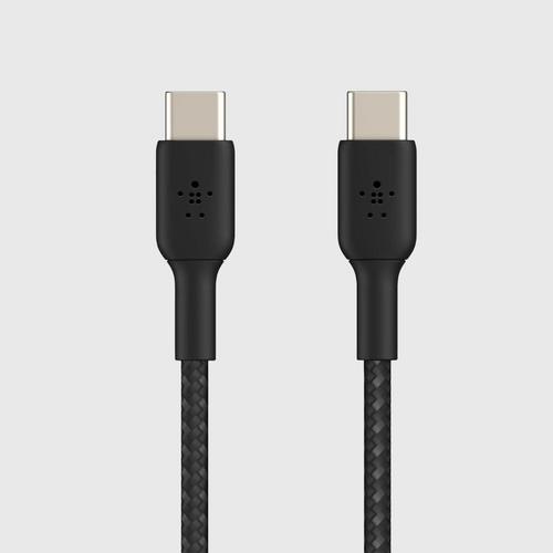 BELKIN CAB004bt1MBK Nylon Braided 60W USB-C to C 1m
