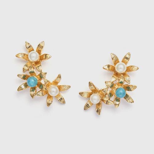 GROSSÈ Florasion pierced earrings
