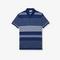 拉科斯特LACOSTE Men's Striped Polo Shirt (Navy Blue) - Size 3 (S)
