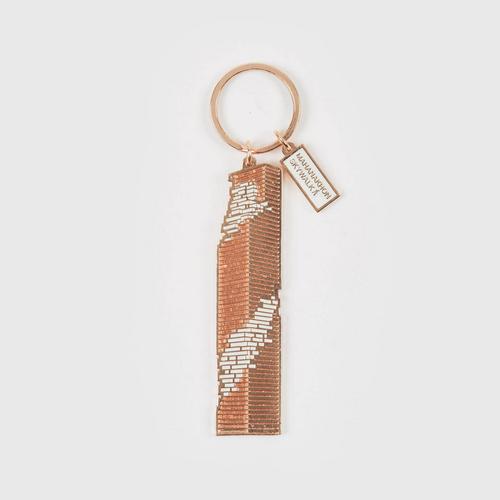 Mahanakhon SkyWalk KPMN Tower Keychain Pinkgold