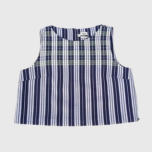 BYLY Crop Top Sleeveless - Navy Blue size M
