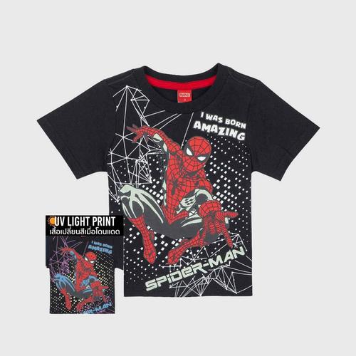 MARVEL Spider-Man UV Sensitive T-Shirt - Black 3