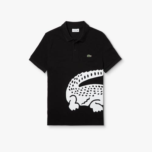 LACOSTE Men's Lacoste Regular fit Oversized Crocodile Print Polo Shirt - 3