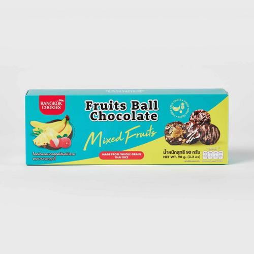 BANGKOK COOKIES Fruits Ball Chocolate Mixed Fruits 90 g.