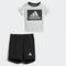 ADIDAS KIDS Essential Big Logo Tee And Shorts Set - White/Black 74