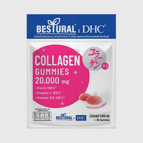 DHC X Bestural Collagen Gummy 20days [120g x 40 Tablets]
