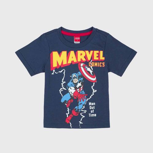 MARVEL Captain America Boy T-Shirt - Navy 3