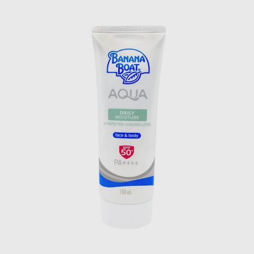 BANANA BOAT Aqua Daily Moisture UV Protection Sunscreen Lotion SPF 50+
PA++++  Face & Body - 100ml.