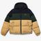 拉科斯特LACOSTE Men's Short Lightweight Water-Resistant Puffer Coat (Beige)-
Size 48