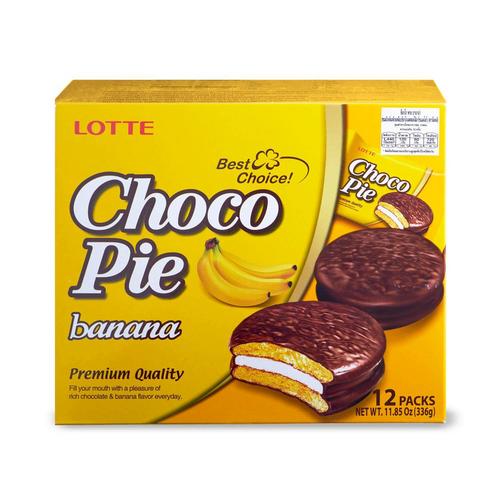 LOTTE Choco Pie Banana 336 g.