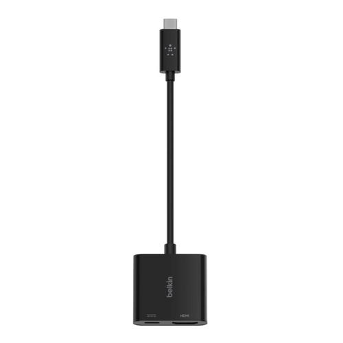 Belkin USB-C to HDMI + Charge Adapte 15 CM. - Black