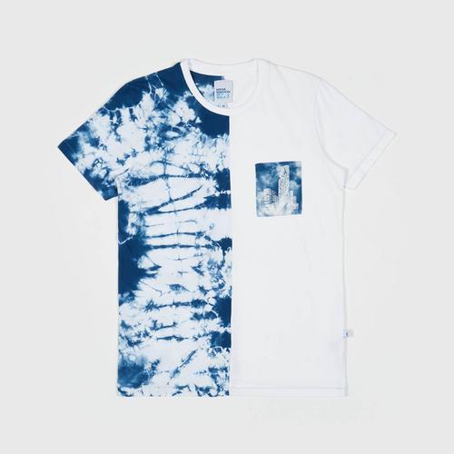 Mahanakhon Skywalk HALF TIE DYED T-Shirt White Size M